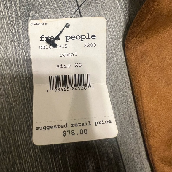 FREE PEOPLE Rumi Ruched Faux
Leather Mini Cognac Brown Sexy
Spring Skirt XS NEW - Picture 5 of 6